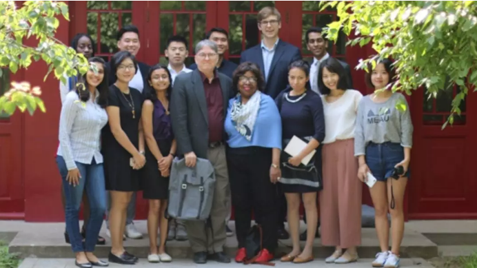 Chaplain Davis and Kraft Global Fellows at Yenching Academy of Peking university
