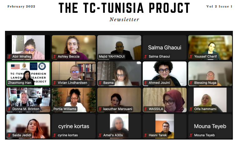 The Newsletter of the The TC-Tunisia Foreign Language Teacher Education Transnational Project 2022 is officially issued