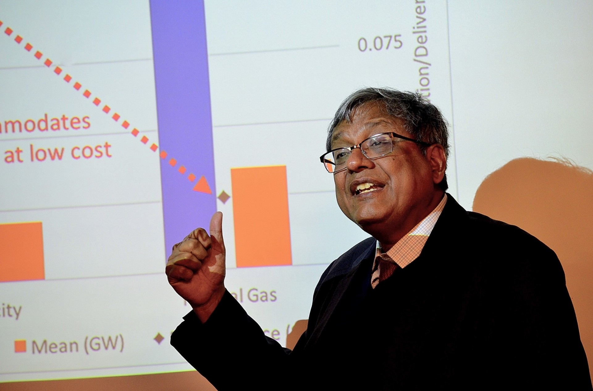 Professor Vijay Modi in Chile