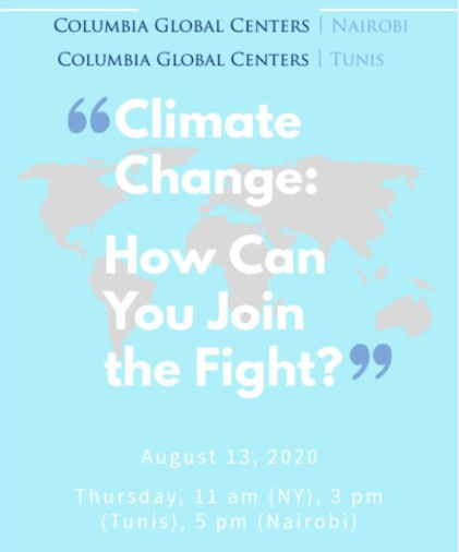 2nd Round Table Discussion - "Climate Change - How Can You Join the Fight?"