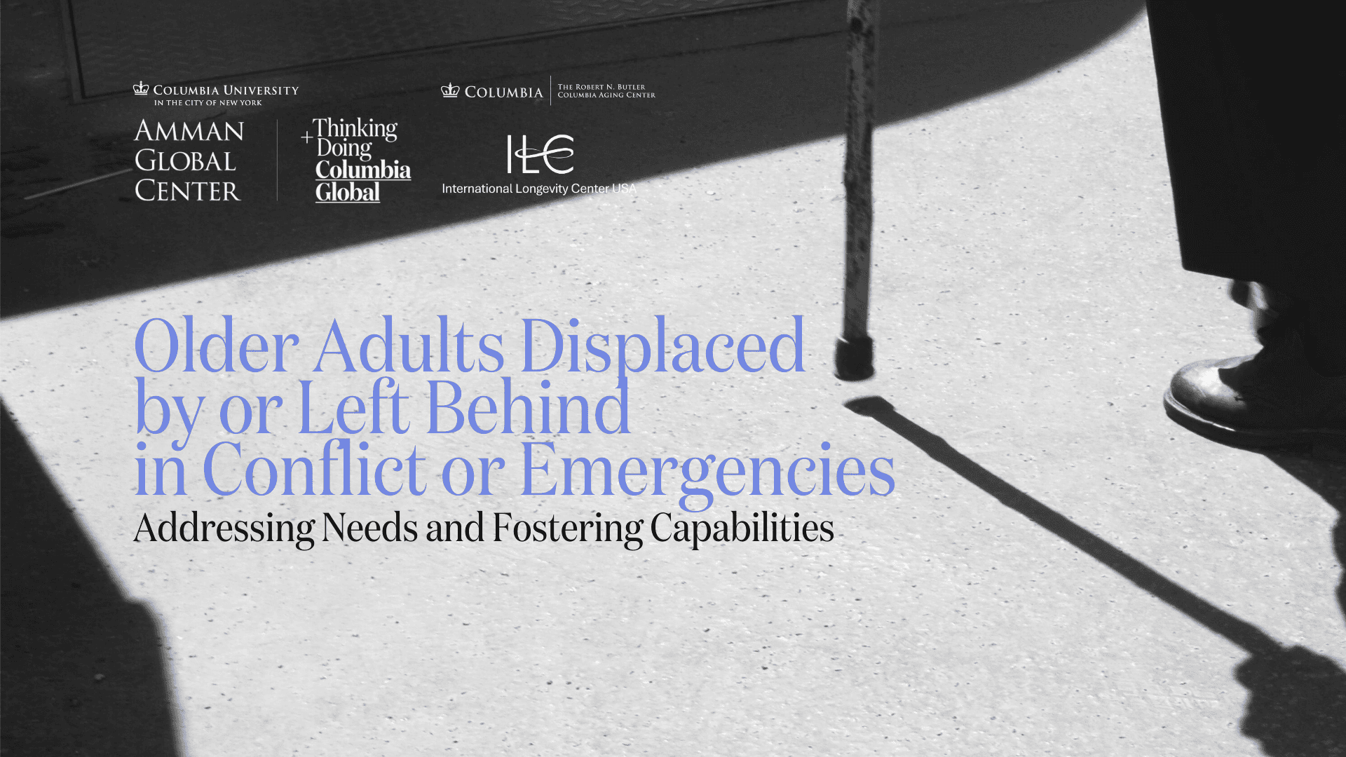 Older Adults Displaced by Conflict and Emergencies: Addressing Needs and Fostering Capabilities