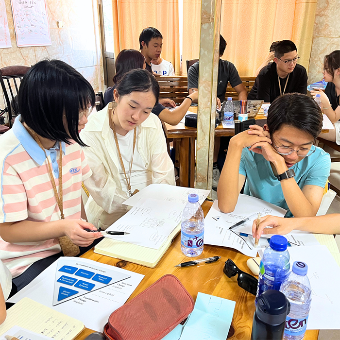 Interactive field visits to local community centers & professional spaces