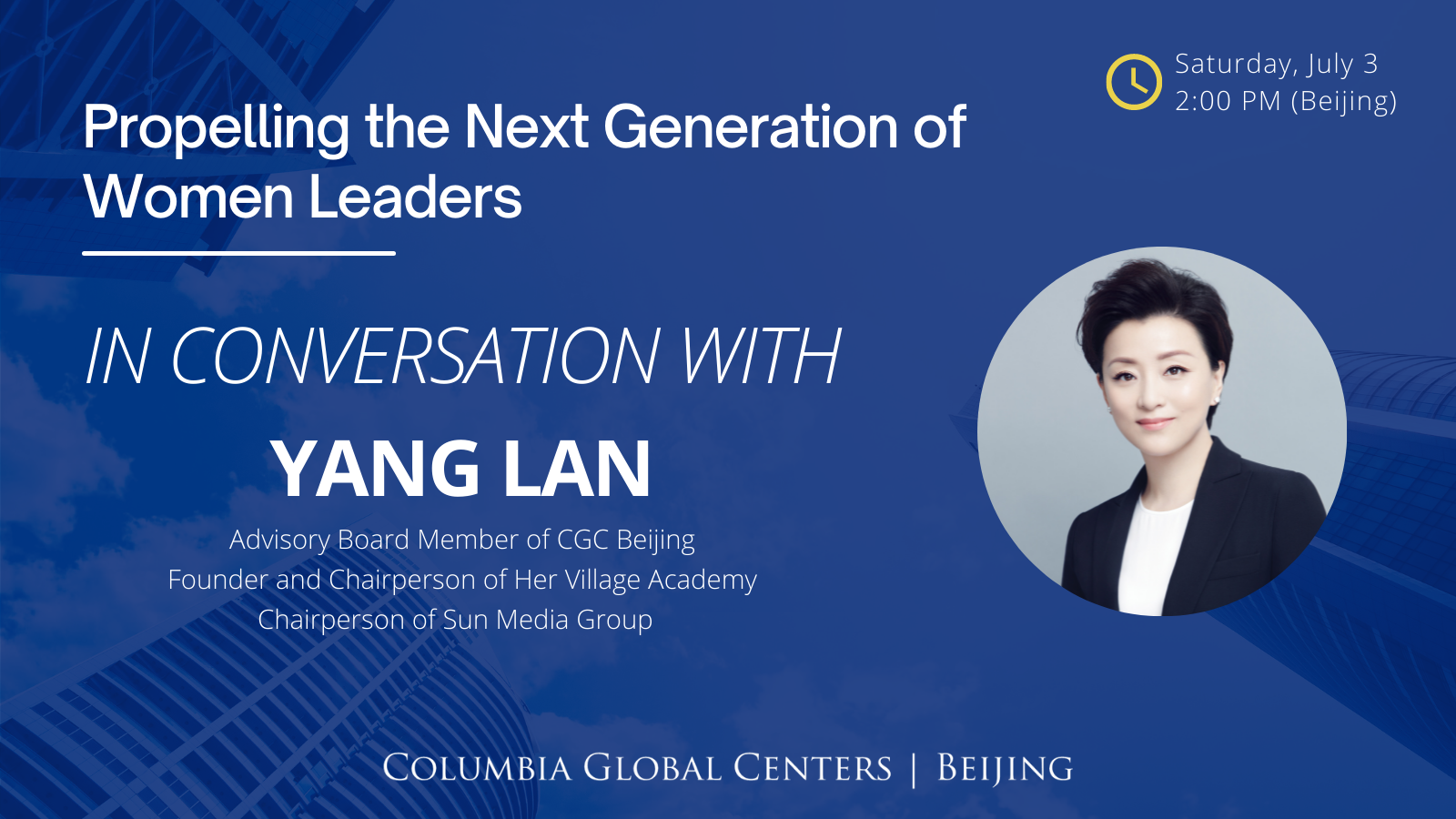 In Conversation With Yang Lan