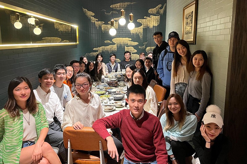 I organized the transfer student dinner in the fall of 2021 following the tradition established by Skylar Xu (CC'21).