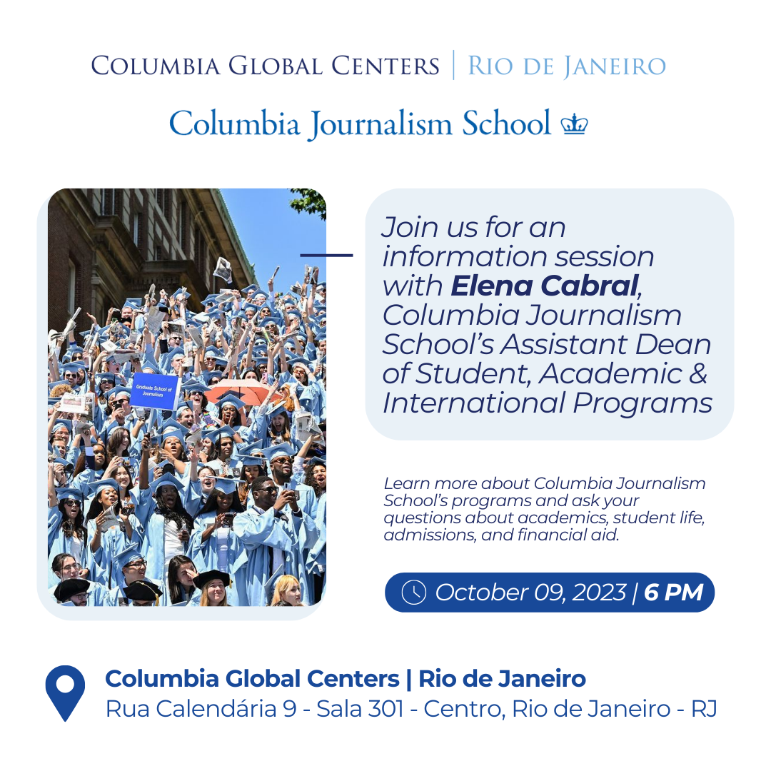 Columbia Journalism School Info Session