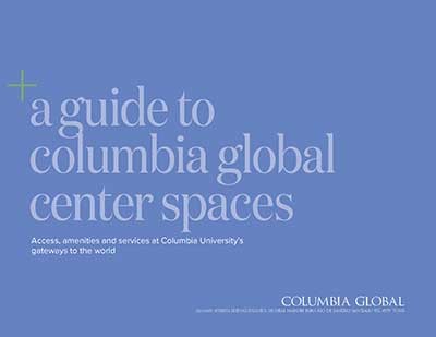 cover of guide to columbia global center spaces