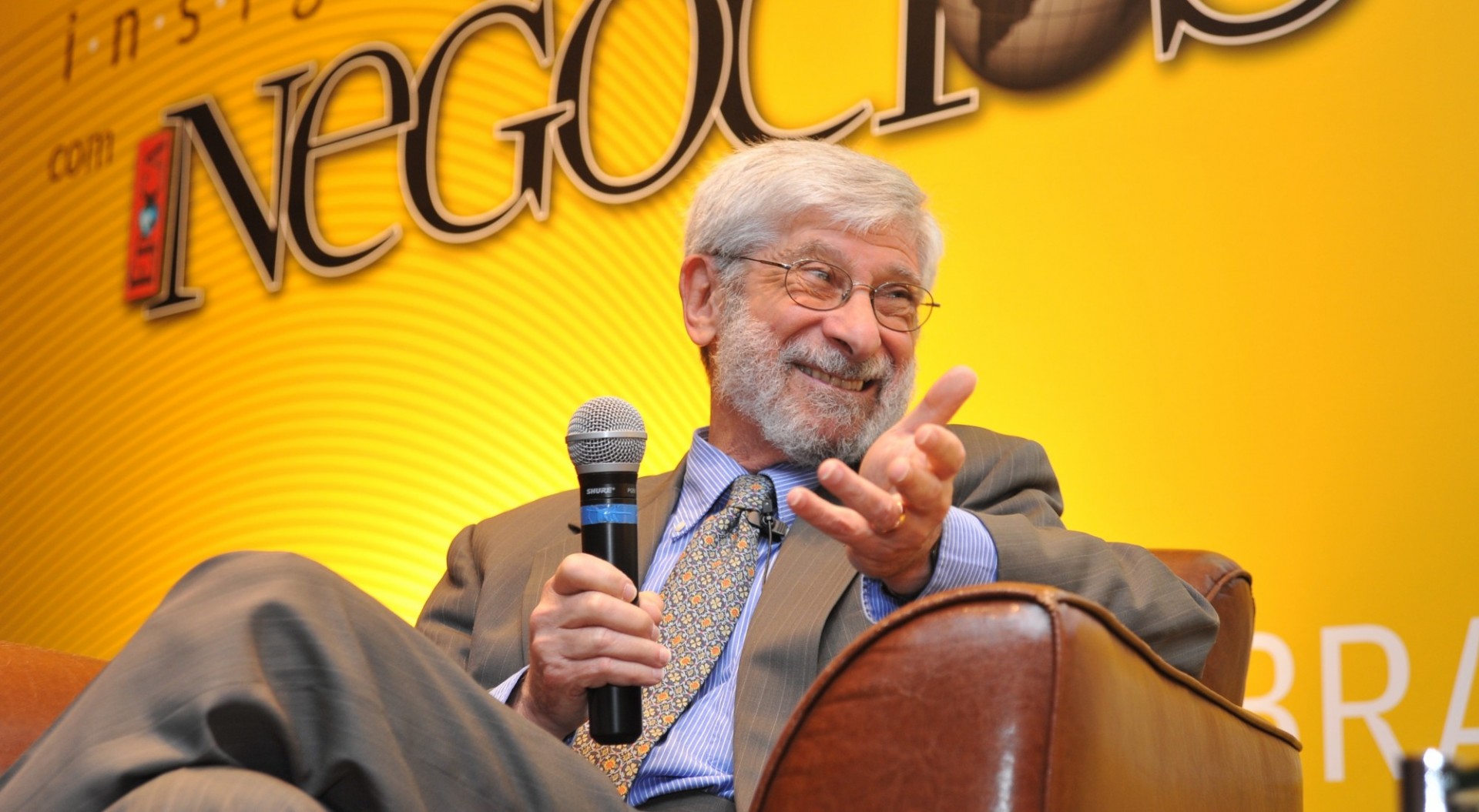 Foto: Claeiby Trevisa/Editora Globo. Albert Fishlow Awarded the 2020 Harvard Centennial Medal