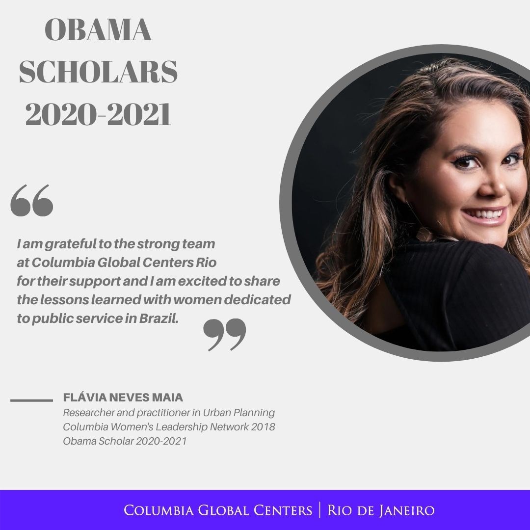 Flavia Neves Obama Foundation Scholars