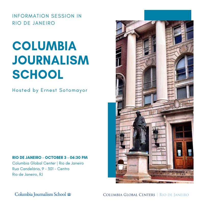 Columbia Journalism School: Info Session with Ernest Sotomayor