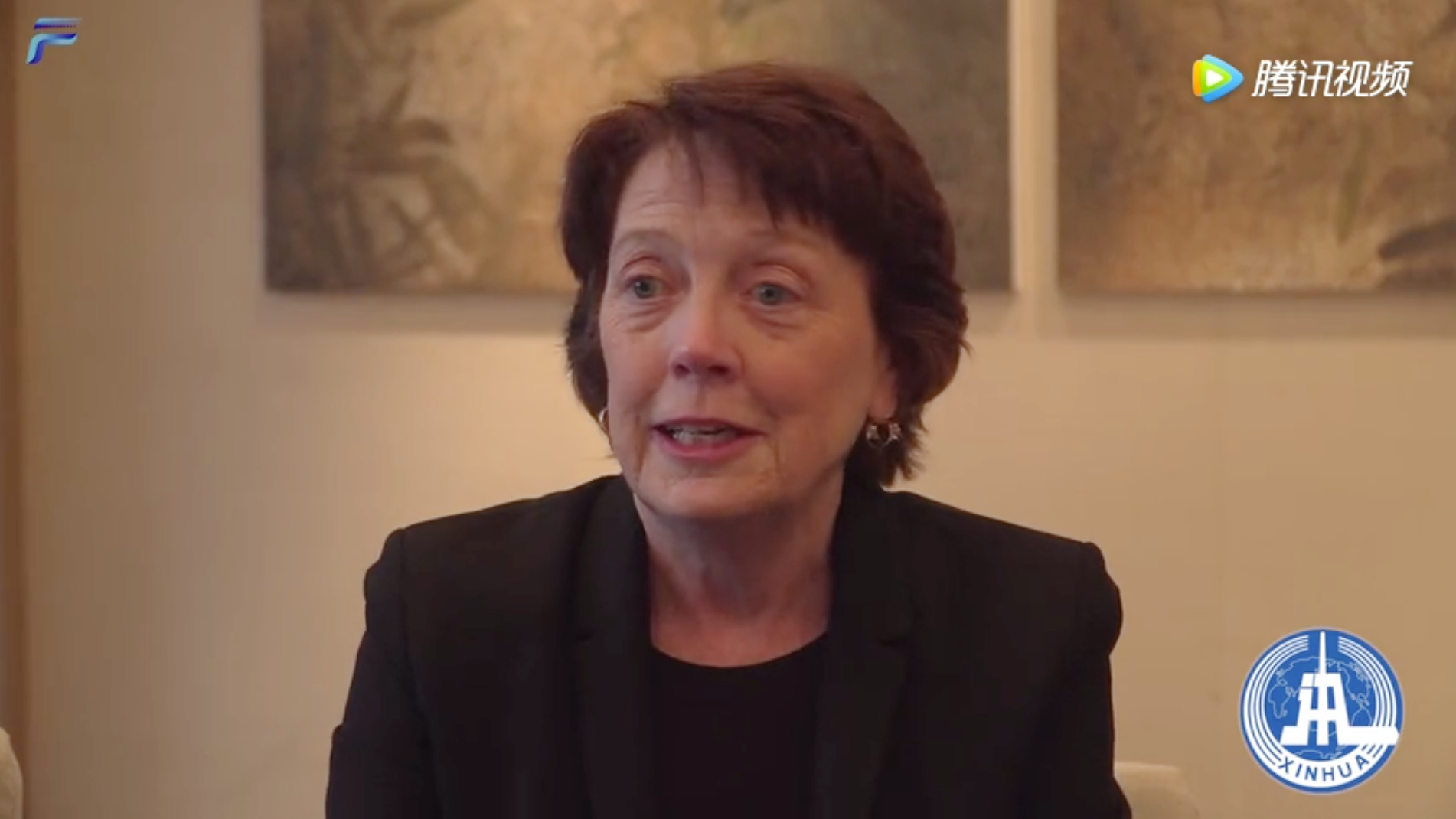 Provost Emerita Mary Boyce's Interview with Xinhua News Agency
