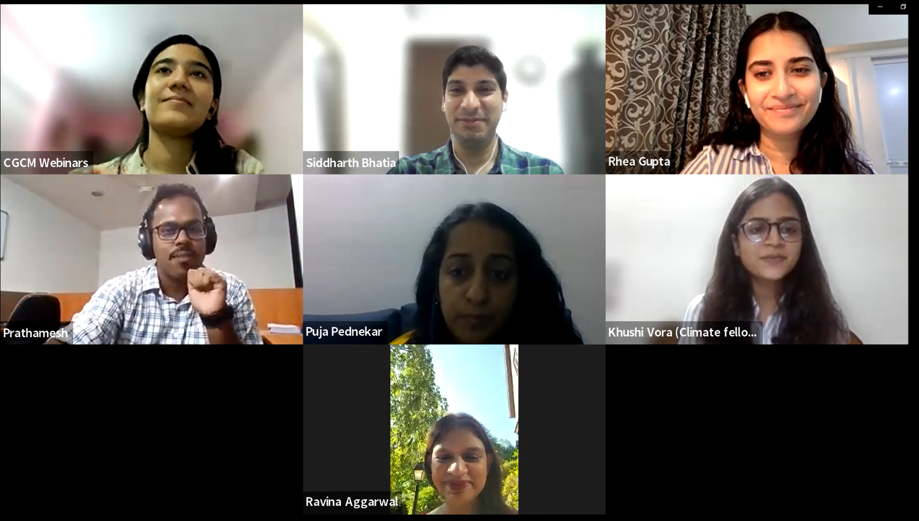 Climate Fellows Concluding event: Climate Fellows Training Program