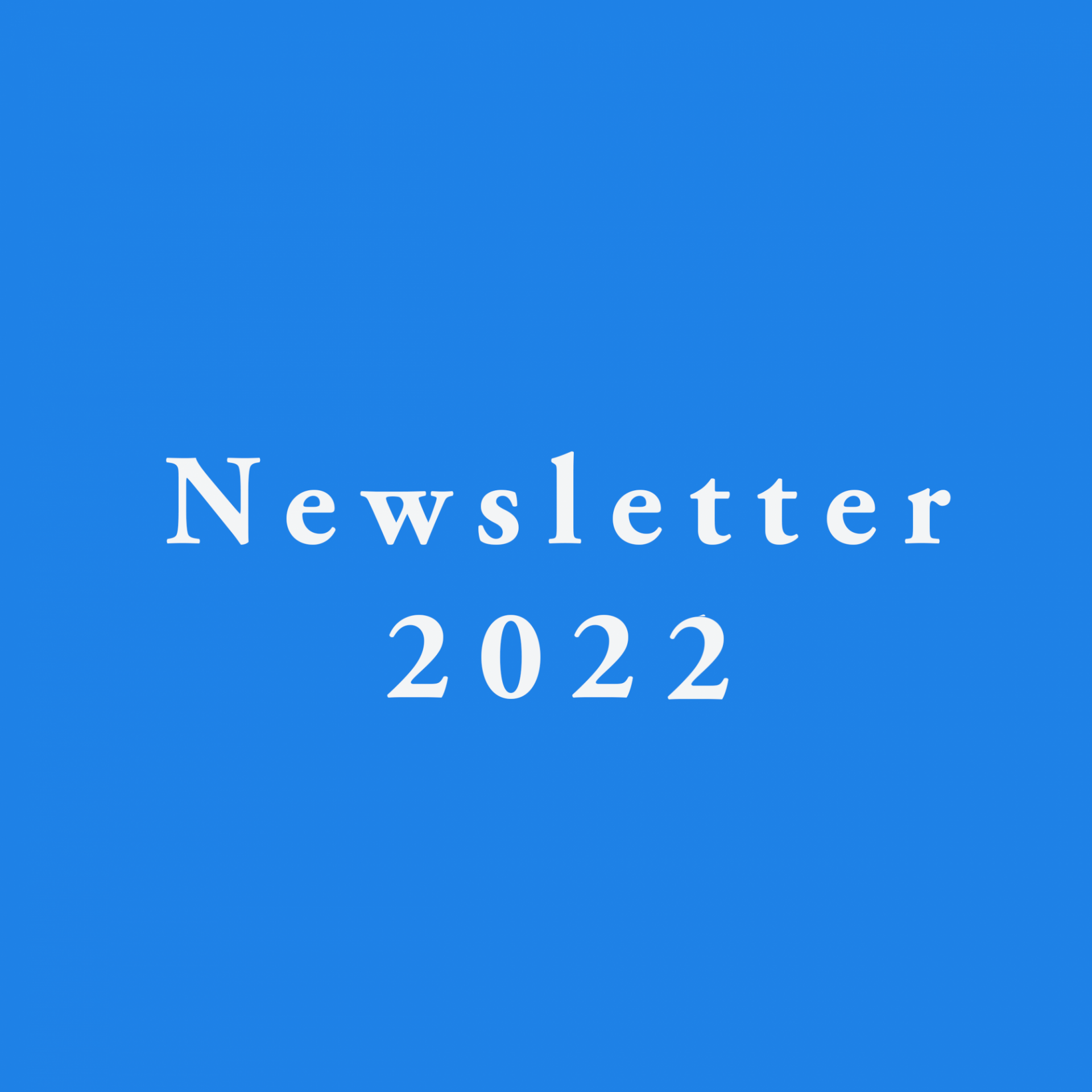 Newsletter 2022 - October