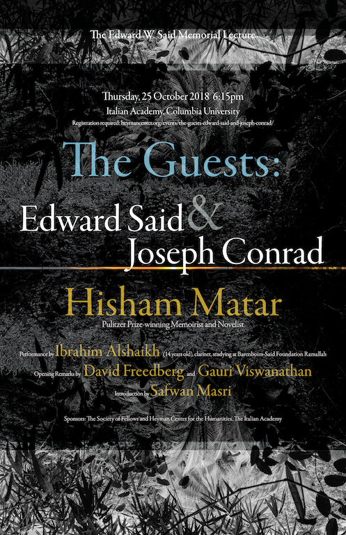 The Edward W. Said Memorial Lecture flyer