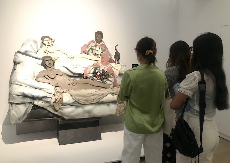 Art and Music Humanities Summer in Paris Program, 2019 (UGE l Paris), students touring the “Modèle noir” exhibit, Musée d’Orsay Orsay