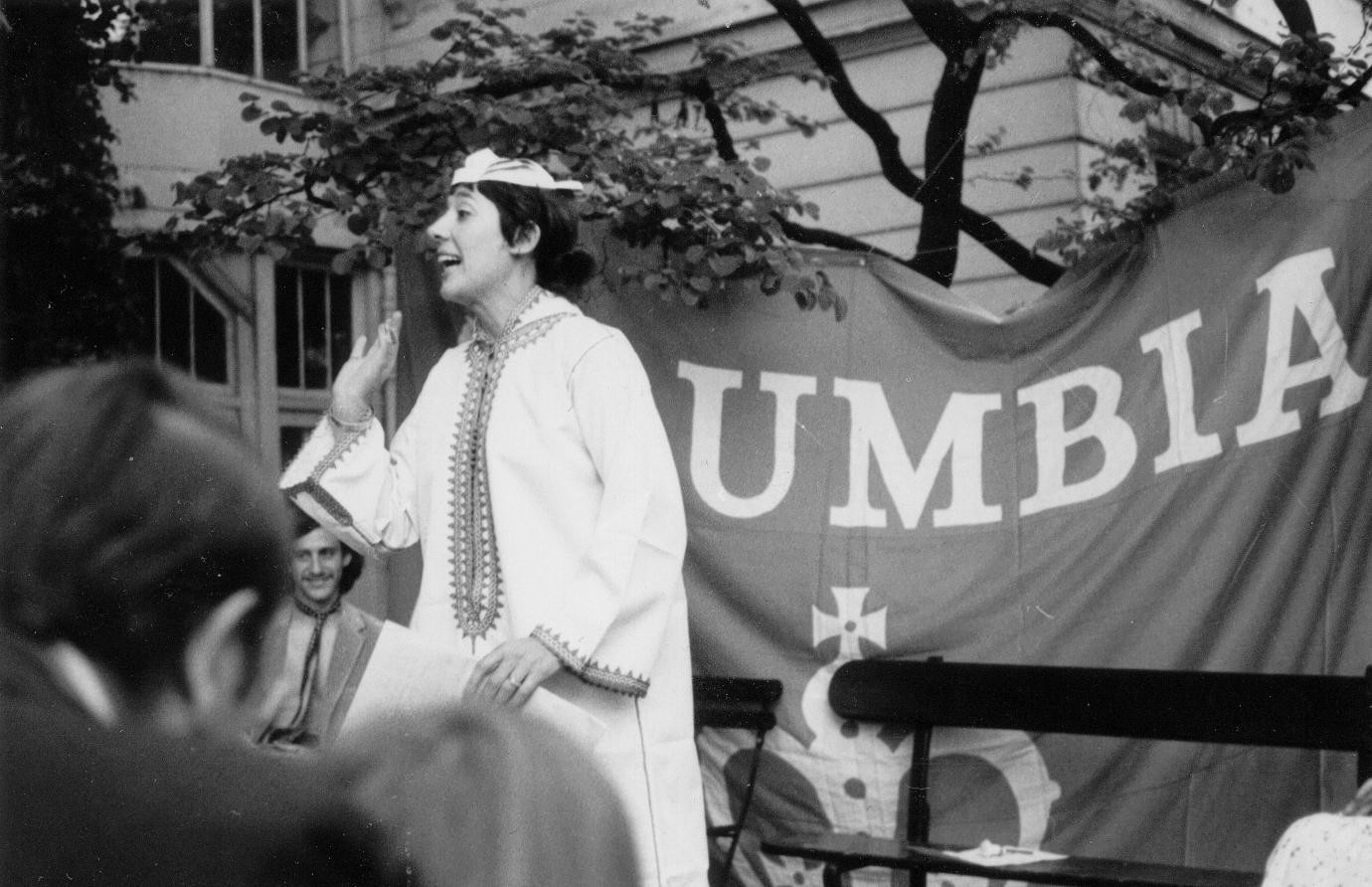 Danielle at Reid Hall graduation ceremony