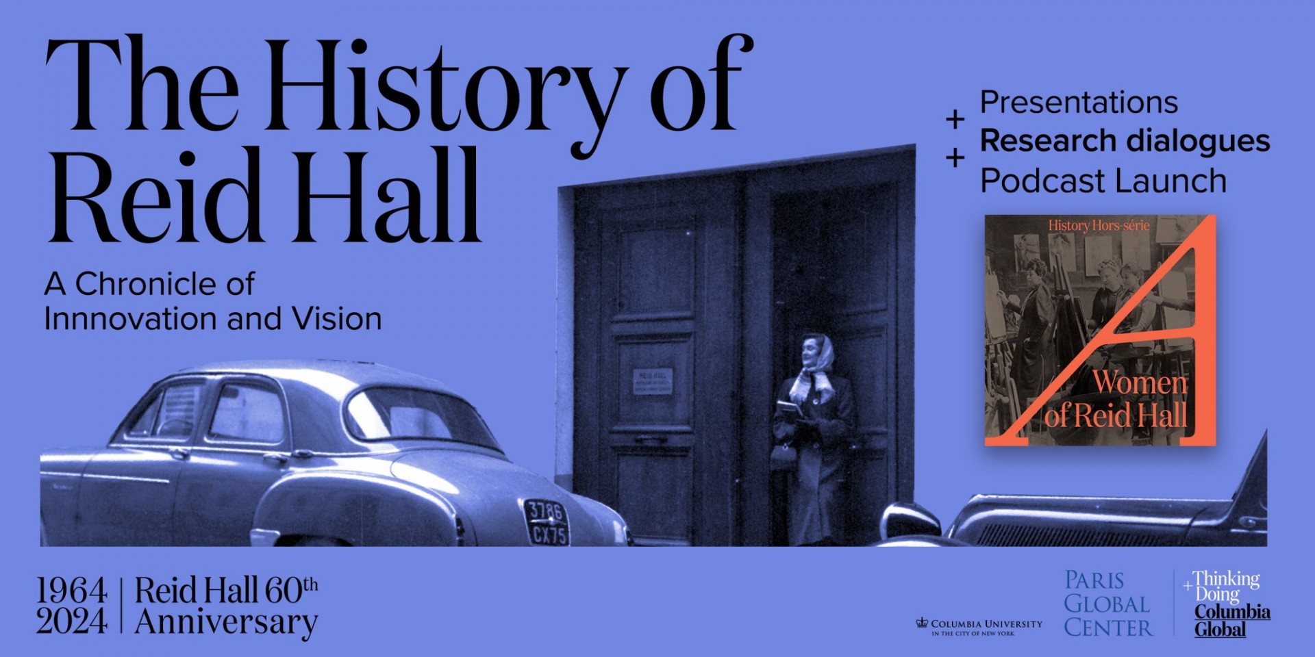 Discover the rich and often surprising history of Reid Hall by exploring the overlooked contributions of the female artists, radicals, and visionaries who forged parallel power structures and helped define and direct its future.