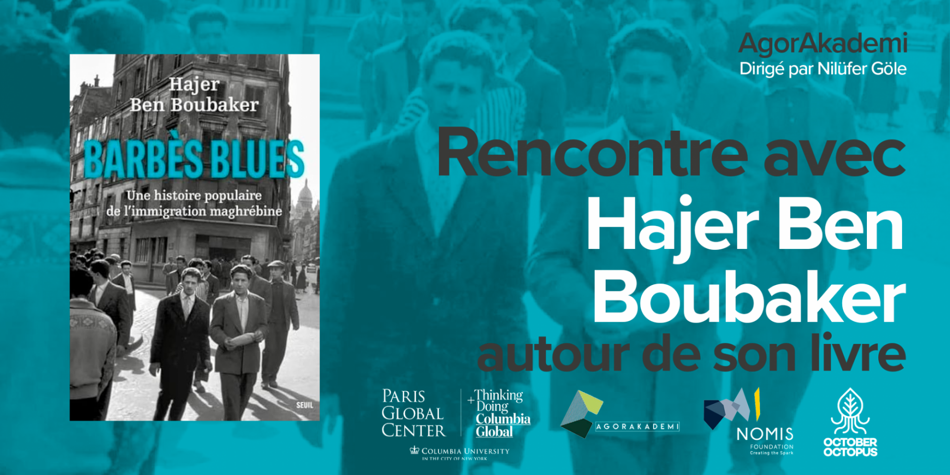 Rencontre avec Hajer Ben Boubaker autour de son livre Barbès Blues