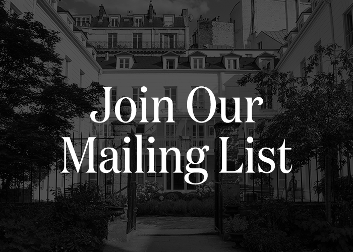 Join Our Mailing List