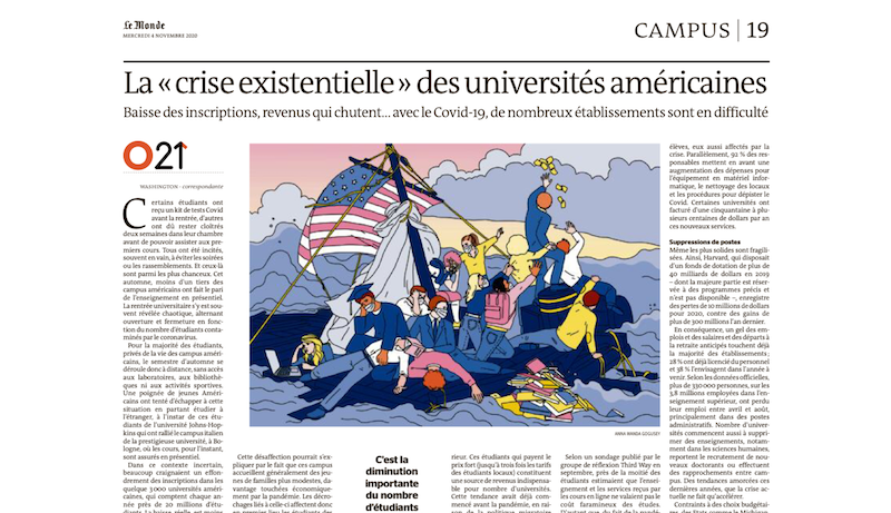 Le Monde article screenshot