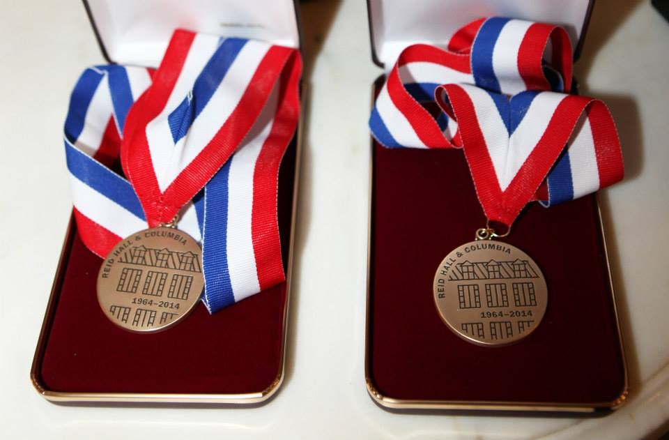 Medals with ribbons