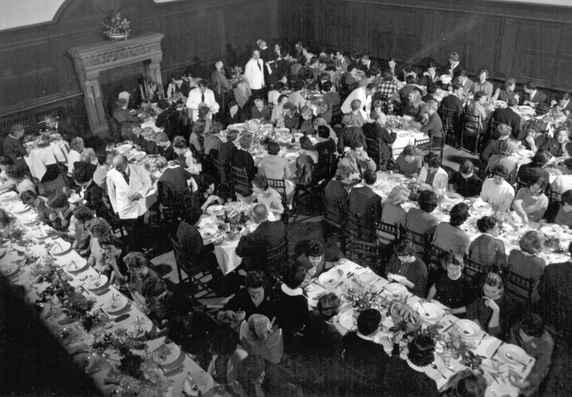 Thanksgiving at Reid Hall, midcentury