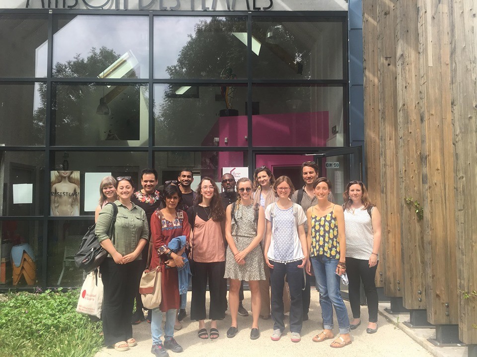 Group visit to Maison des femmes