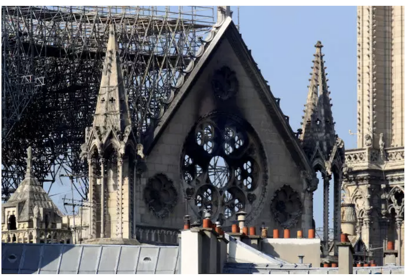 Notre-Dame de Paris, le 17 avril 2019. GONZALO FUENTES / REUTERS
