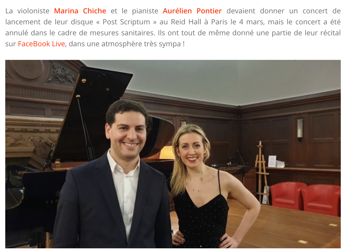 Aurélien Pontier et Marina Chiche