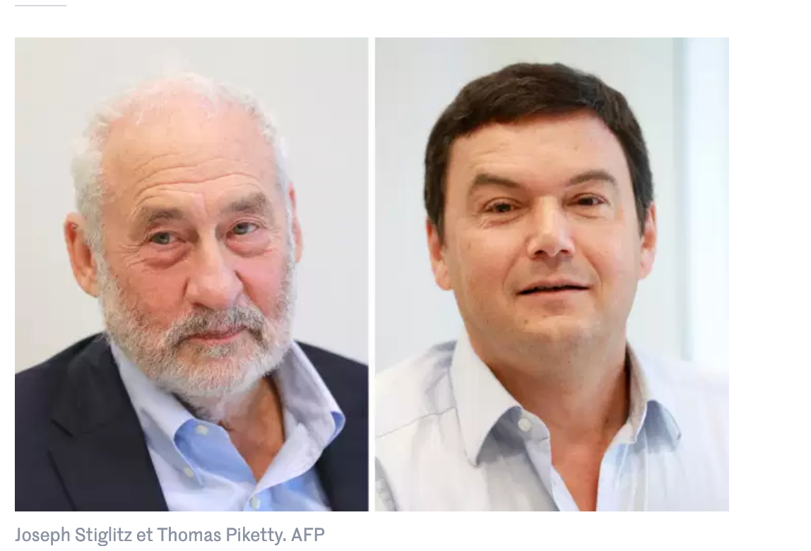 Joseph Stiglitz and Thomas Piketty
