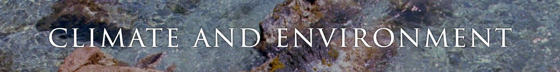 Climate and Environment