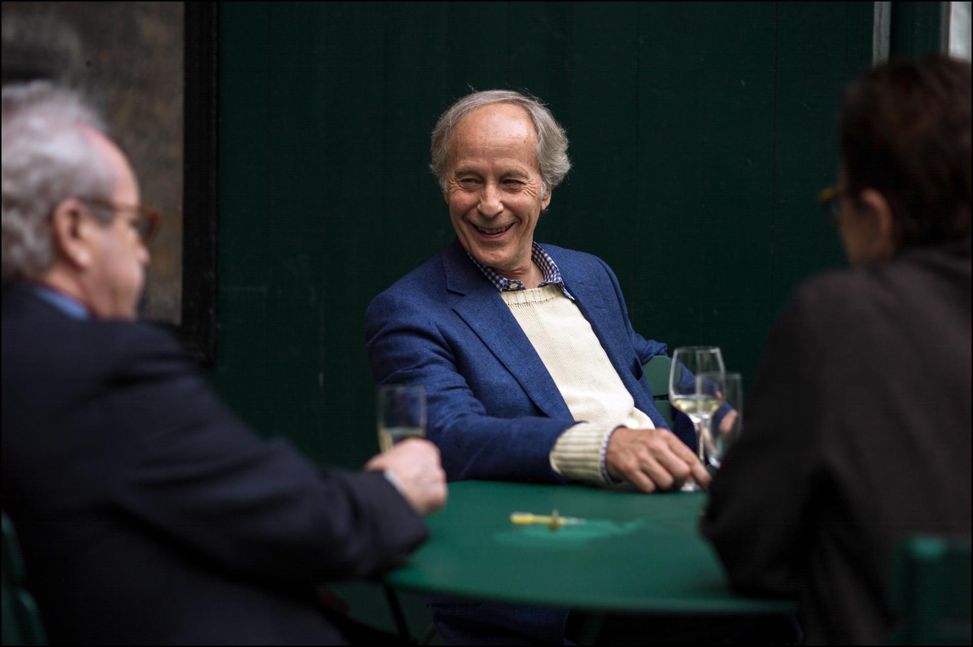 Author Richard Ford at the opening reception