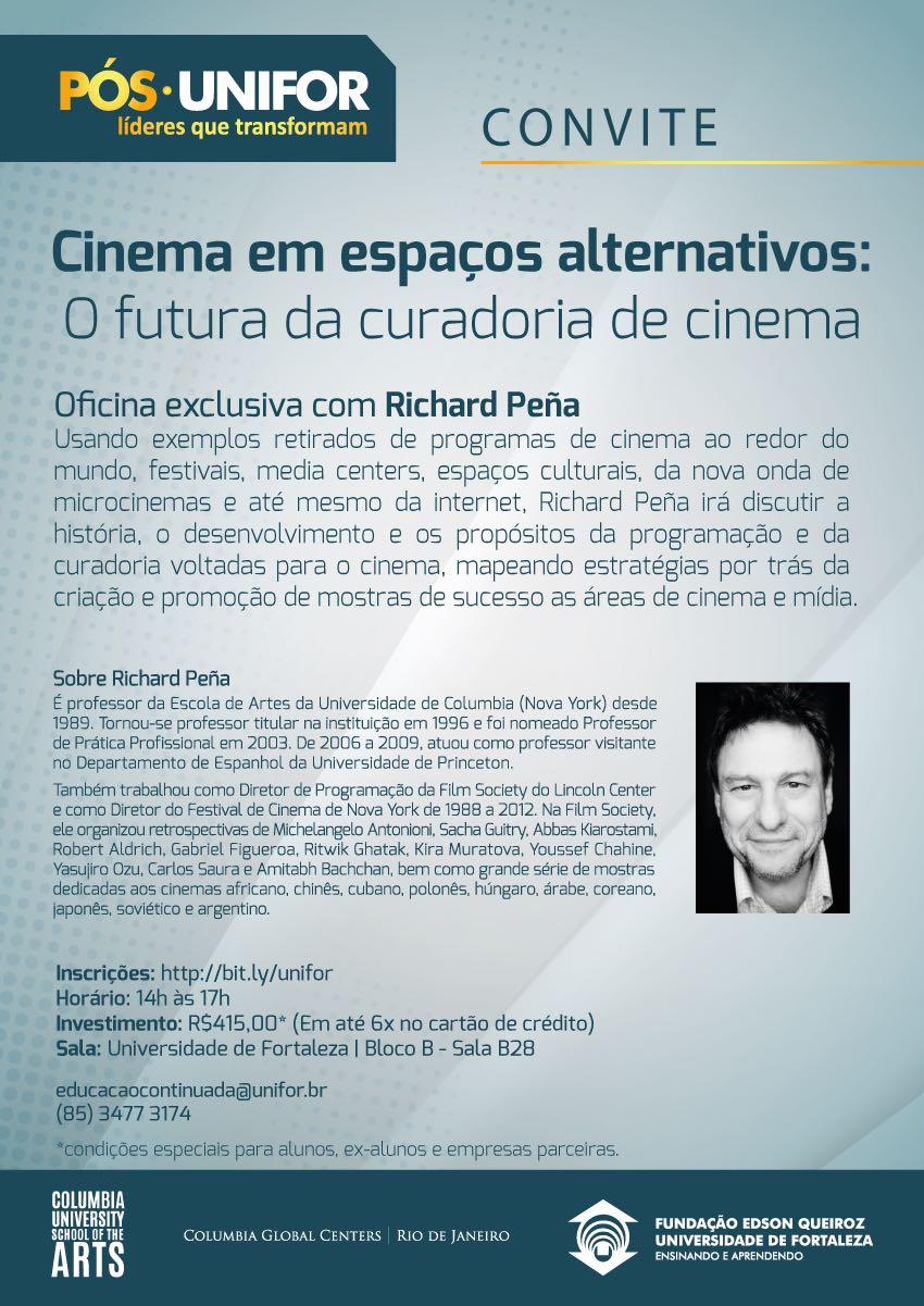 Invitation to Richard Peña's Workshop