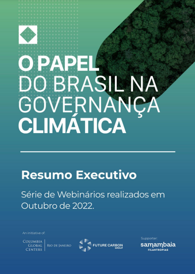 O Papel do Brasil na Governança Climática