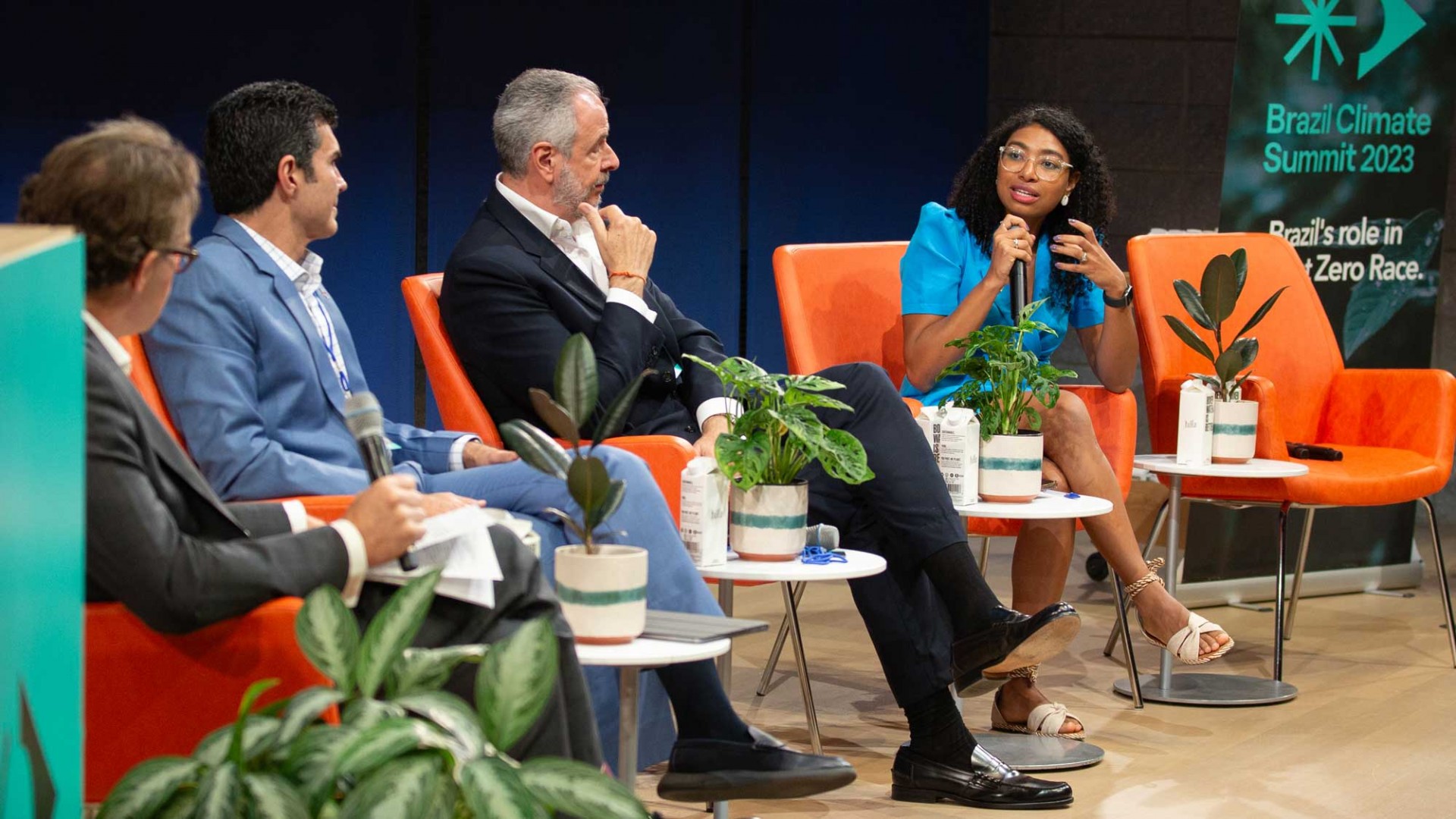 Discussants at Brazil Climate Summit 2023