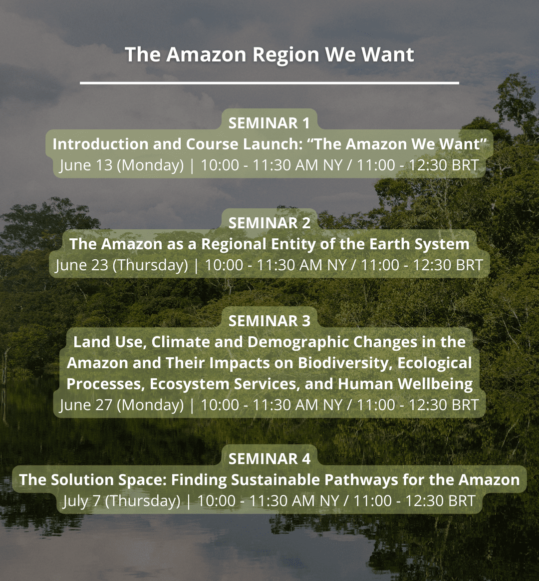 The Amazon We Want Seminars