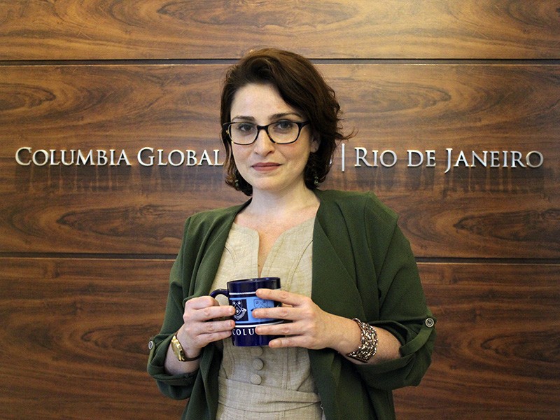 Daniella Diniz, Senior Program Manager at Columbia Global Centers | Rio de Janeiro. Photo: Maria Eduarda Vaz Daniella Diniz, Senior Program Manager at Columbia Global Centers | Rio de Janeiro. Photo: Maria Eduarda Vaz