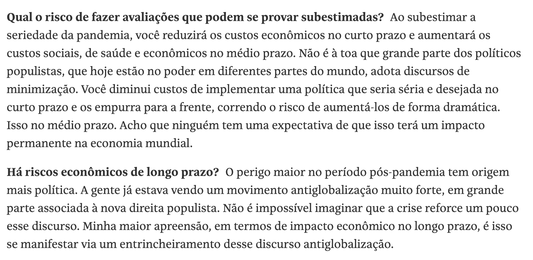 Rodrigo Soares, Lemann Professor of Brazilian Public Policy and International and Public Affairs on COVID-19