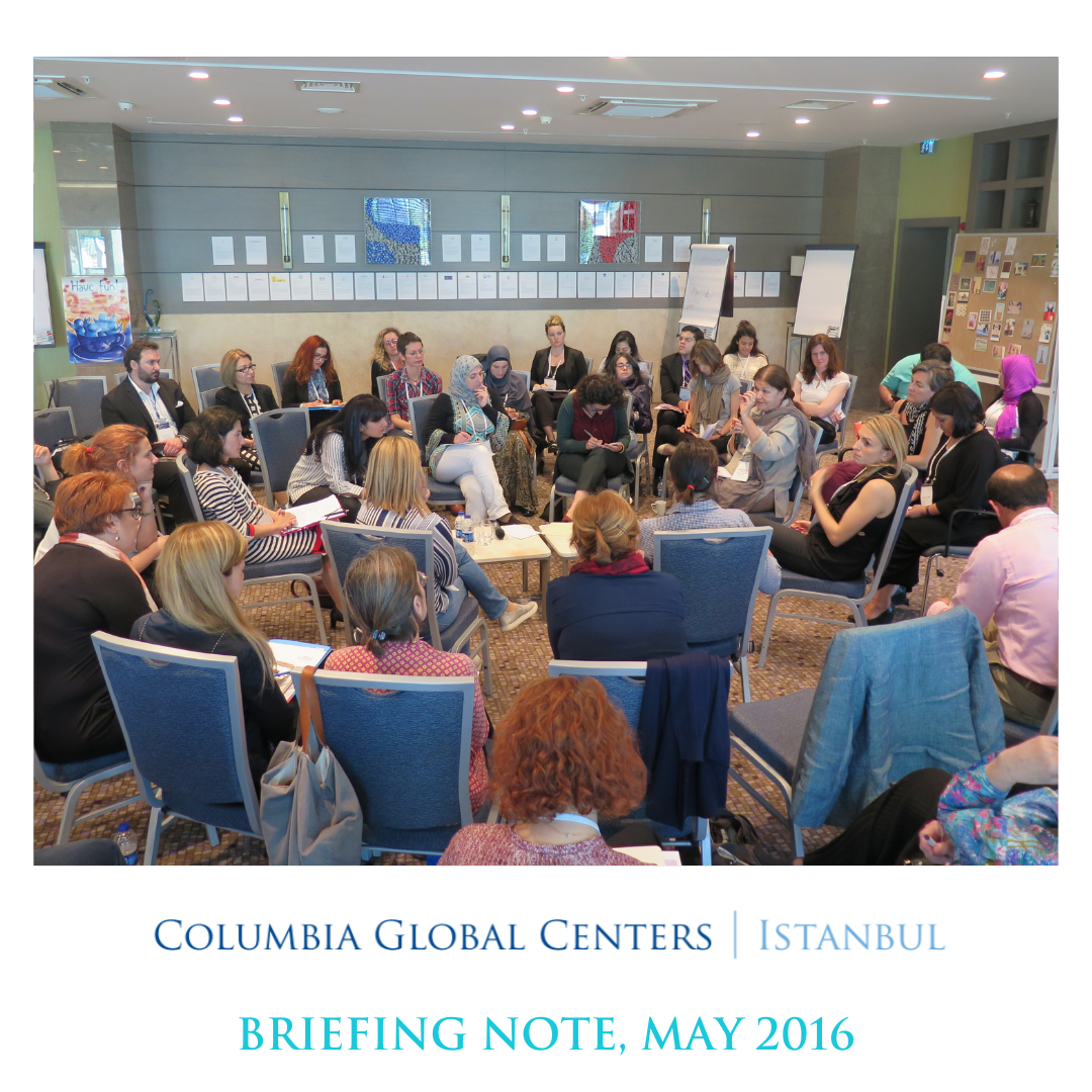 WOMEN ON THE MOVE - Report from the Inaugural Regional Workshop May 16-18, 2016 | Istanbul