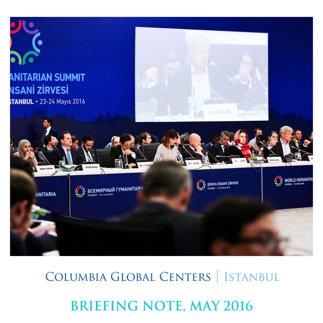 Columbia Global Centers | Istanbul Briefing Note on the Side-Event “Multilateral Perspectives on the Refugee Issue: Dynamics in and around Turkey”