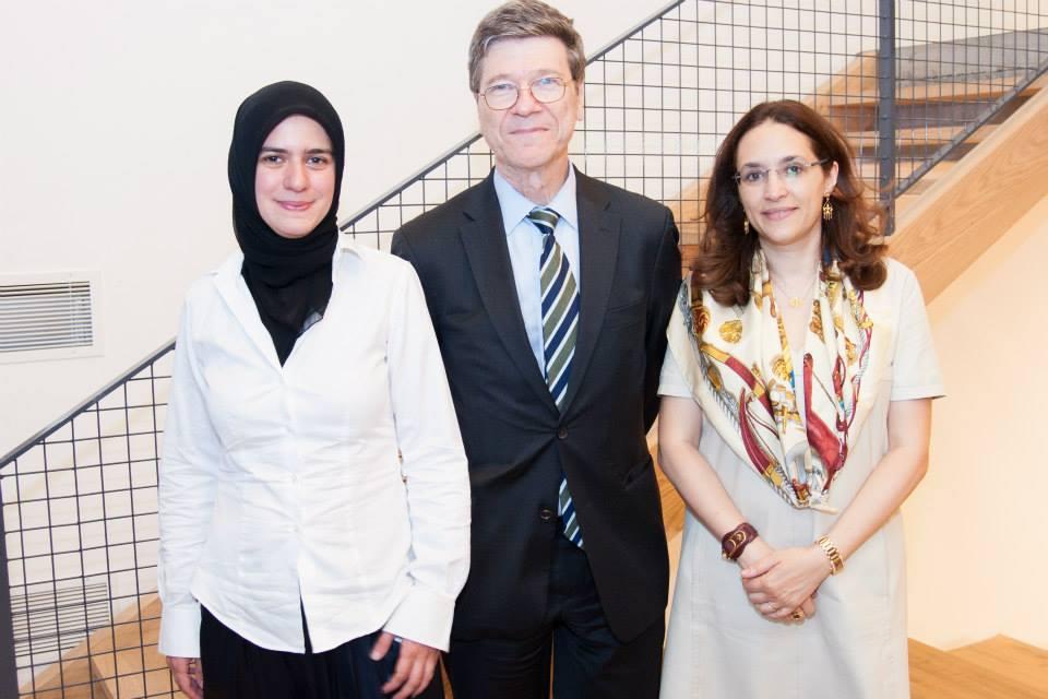 Reception with Jeffrey Sachs and İpek Cem Taha