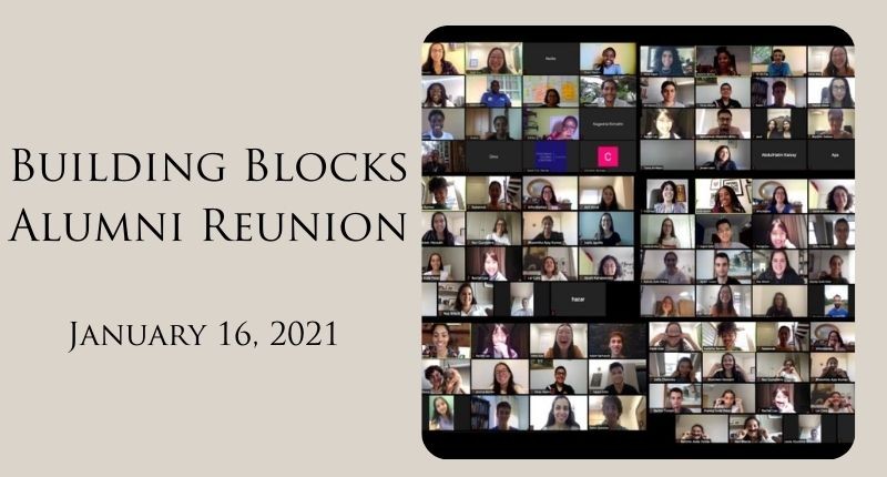 building blocks alumni reunion 2021 