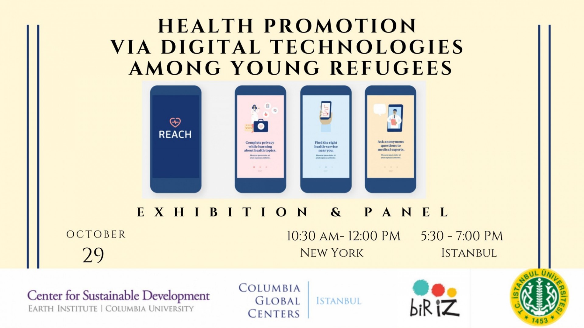 Health Promotion via Digital Technologies among Young Refugees  
