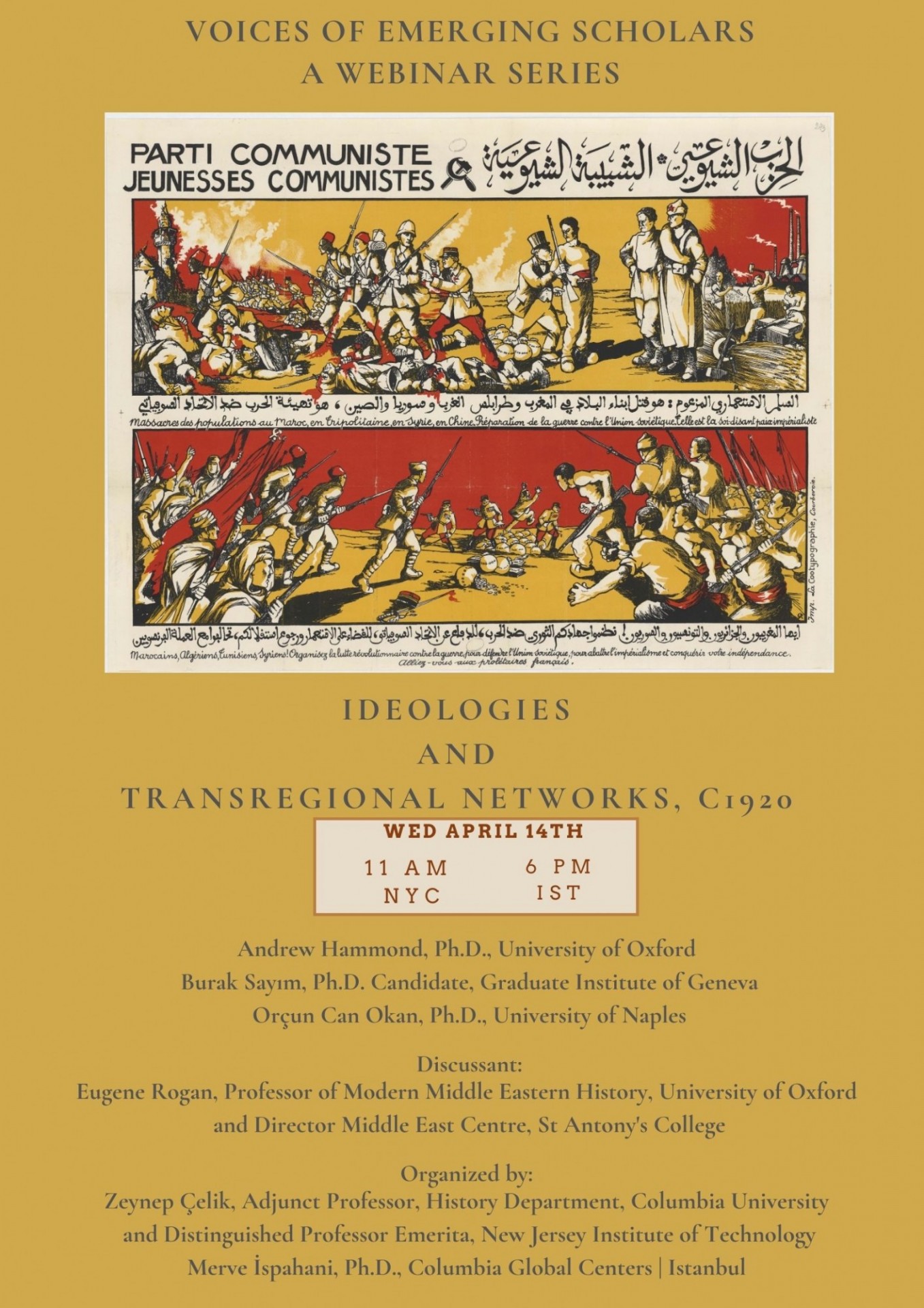 Ideologies and Transregional Networks, c1920 - Voices of Emerging Scholars Webinar Series 