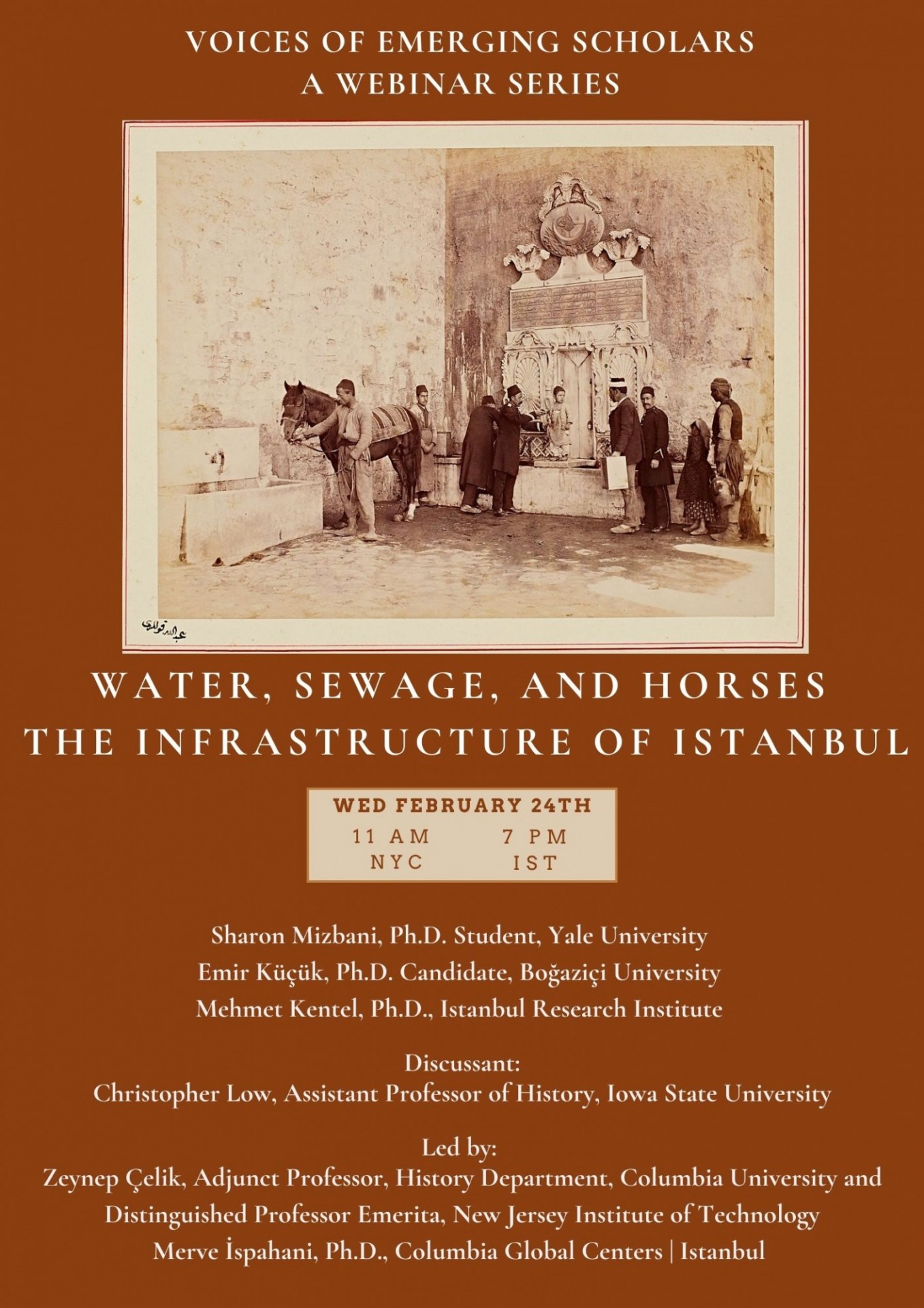 Water, Sewage, and Horses: The Infrastructure of Istanbul