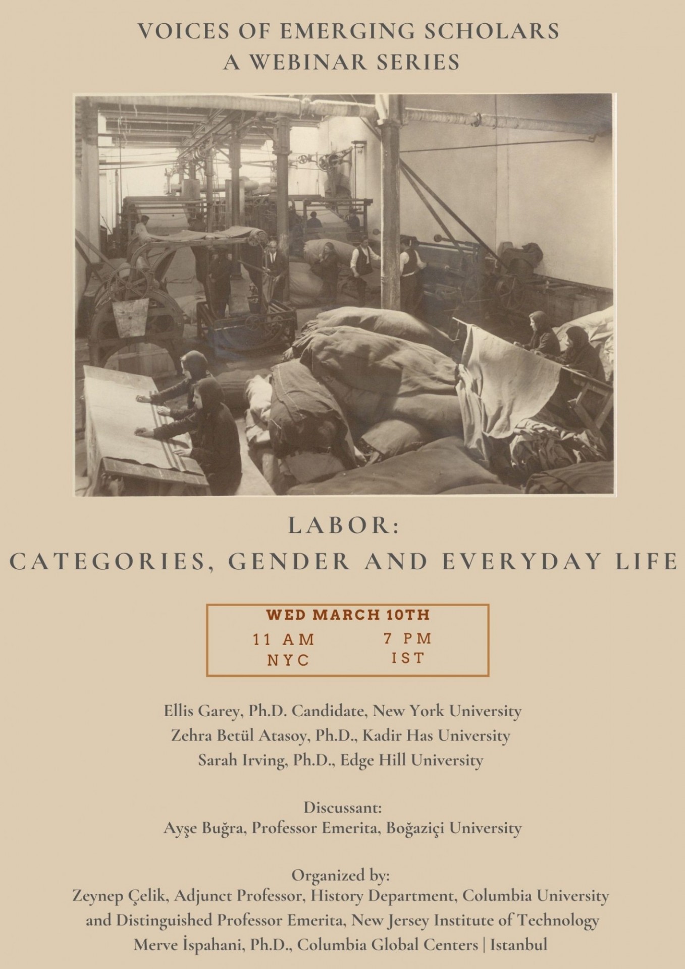Labor: Categories, Gender and Everyday Life