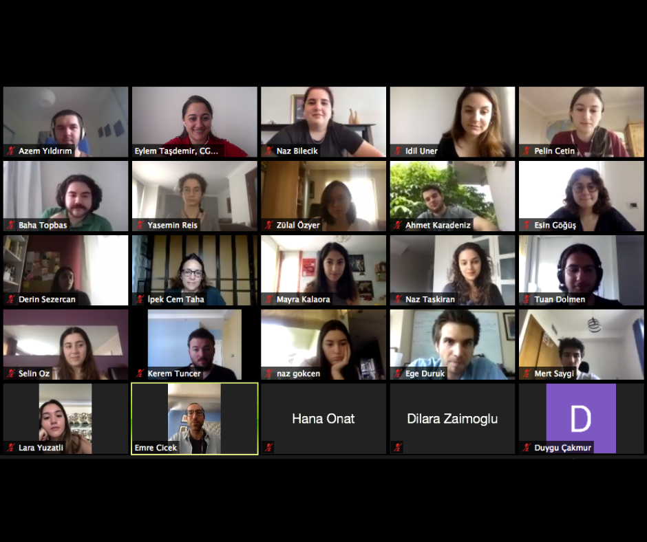 Virtual Meeting with Columbia Turkish Students