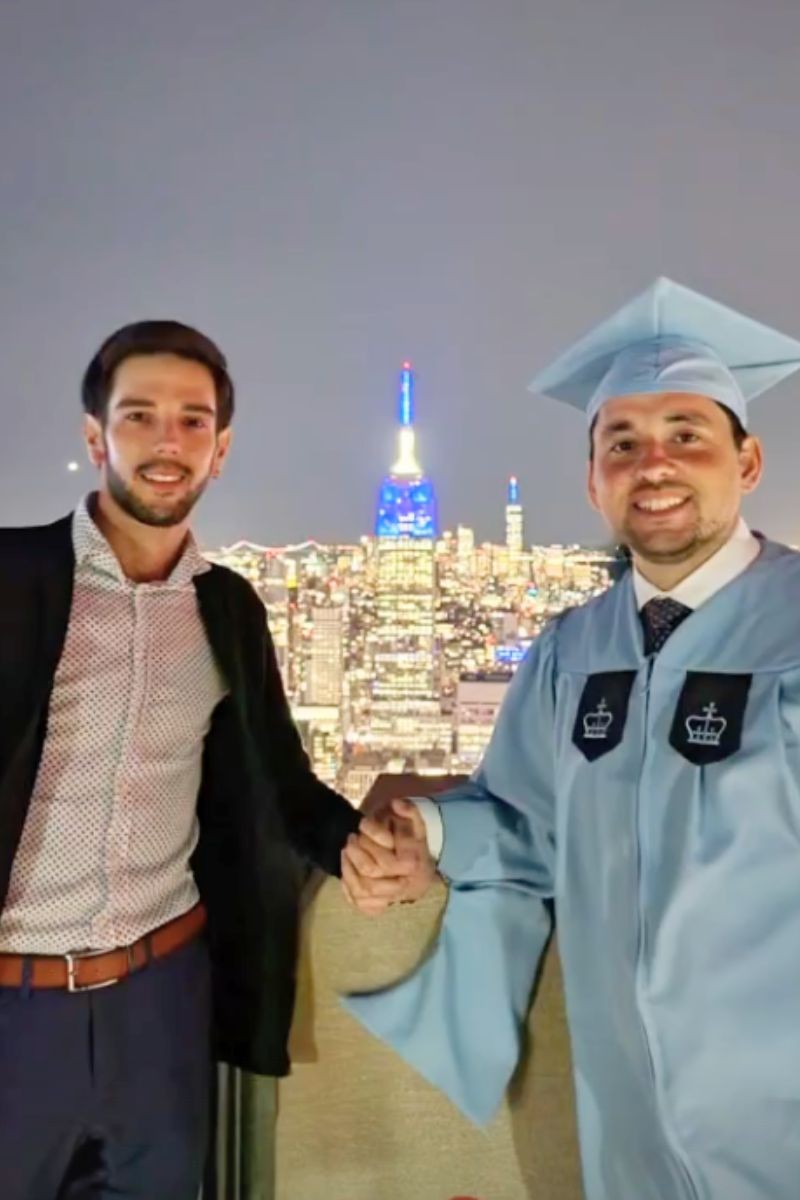 Pedro Carlozi and José María del Pino (JN'23) Pedro Carlozi and José María del Pino (JN'23)