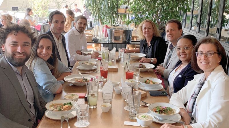 With the CGC Santiago Team, Juan Carlos Jobet, and Kareen Linzmayer from Universidad Adolfo Ibáñez With the CGC Santiago Team, Juan Carlos Jobet, and Kareen Linzmayer from Universidad Adolfo Ibáñez