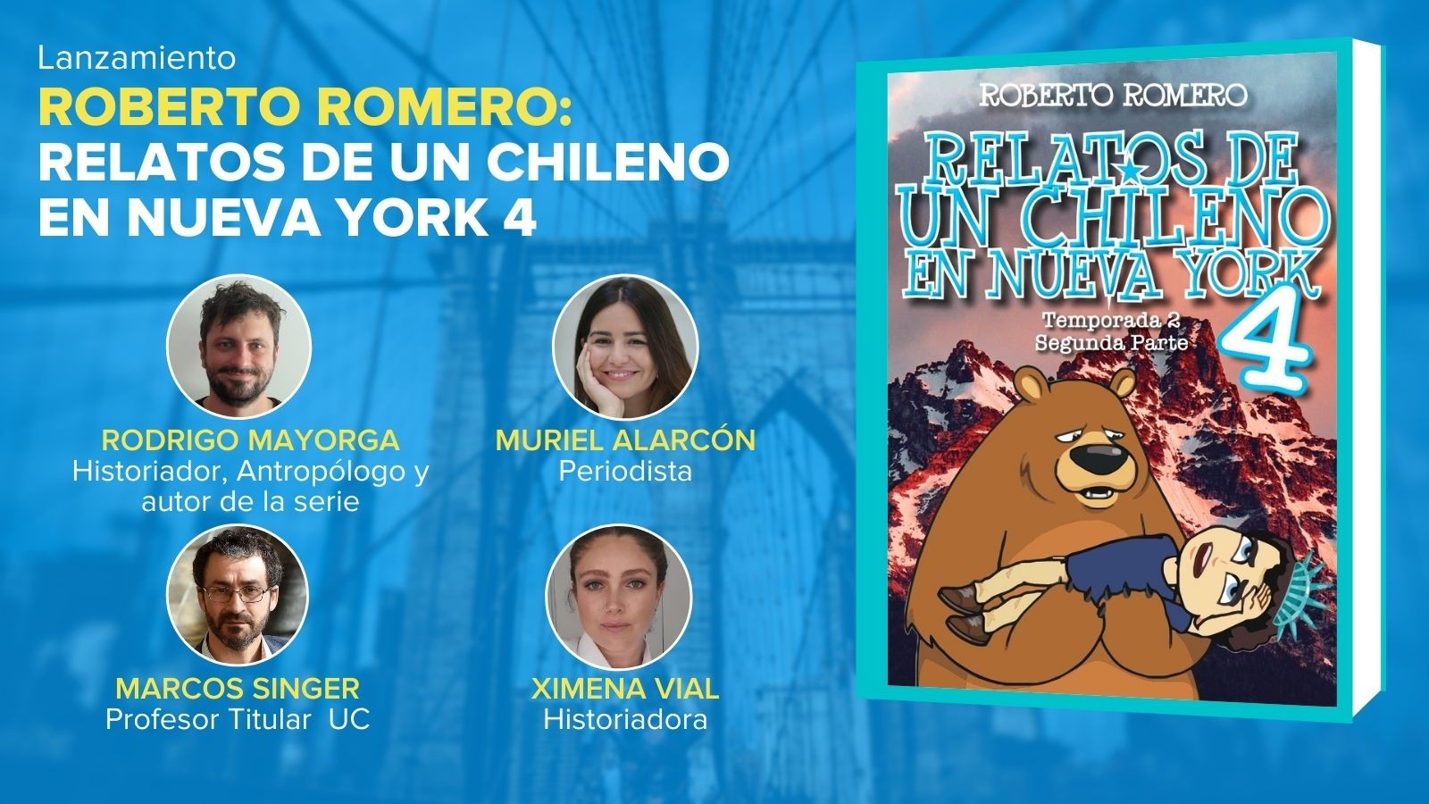 Lanzamiento, Roberto Romero: Relatos de un Chileno en Nueva York 4