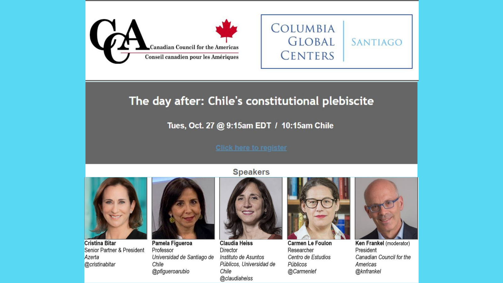 The Chile Plebiscite